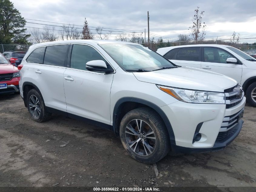 2019 TOYOTA HIGHLANDER LE - 5TDBZRFH0KS995864