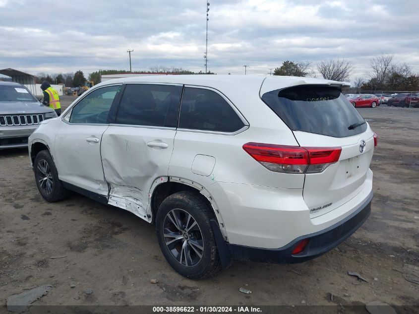 2019 TOYOTA HIGHLANDER LE - 5TDBZRFH0KS995864