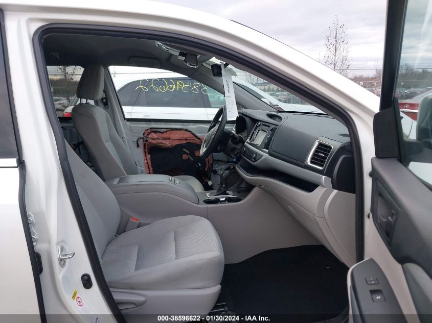 2019 TOYOTA HIGHLANDER LE - 5TDBZRFH0KS995864