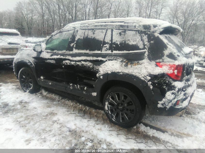 2022 HONDA PASSPORT AWD ELITE - 5FNYF8H00NB014719