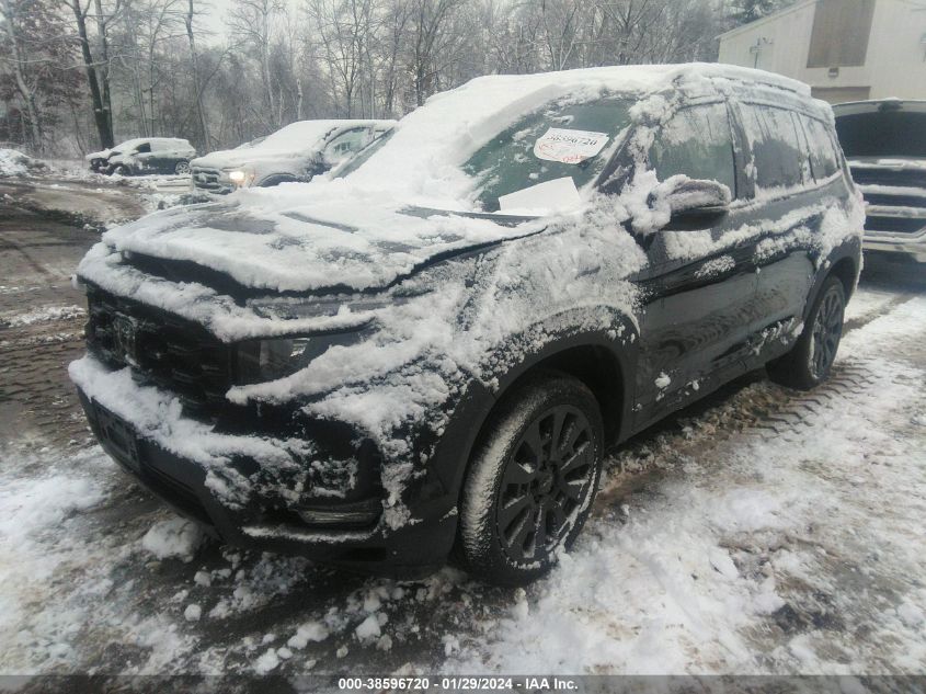 2022 HONDA PASSPORT AWD ELITE - 5FNYF8H00NB014719