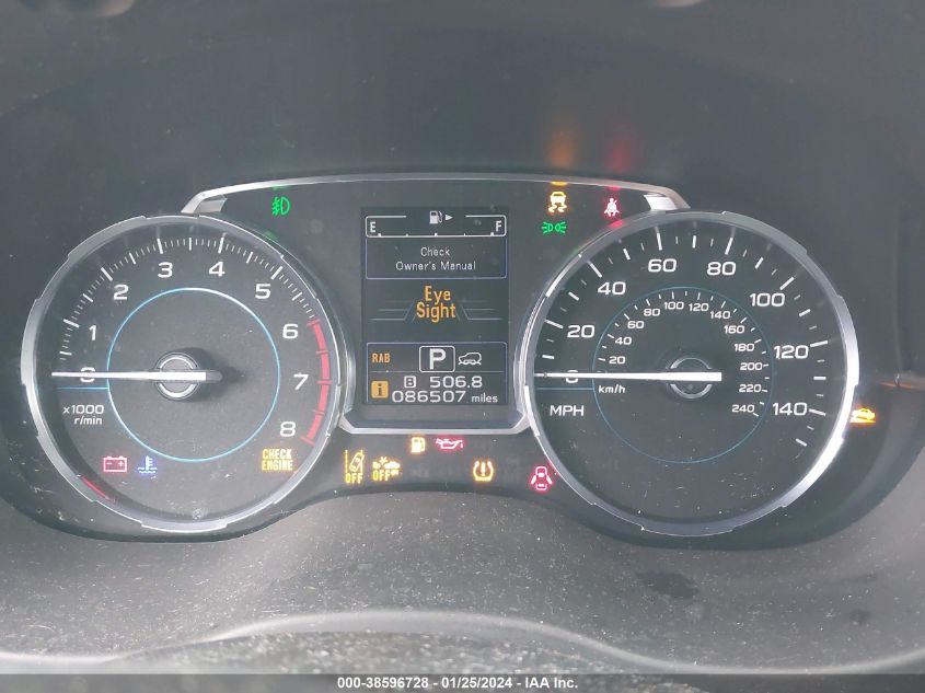 2017 SUBARU FORESTER 2.5I TOURING - JF2SJAWC4HH557960