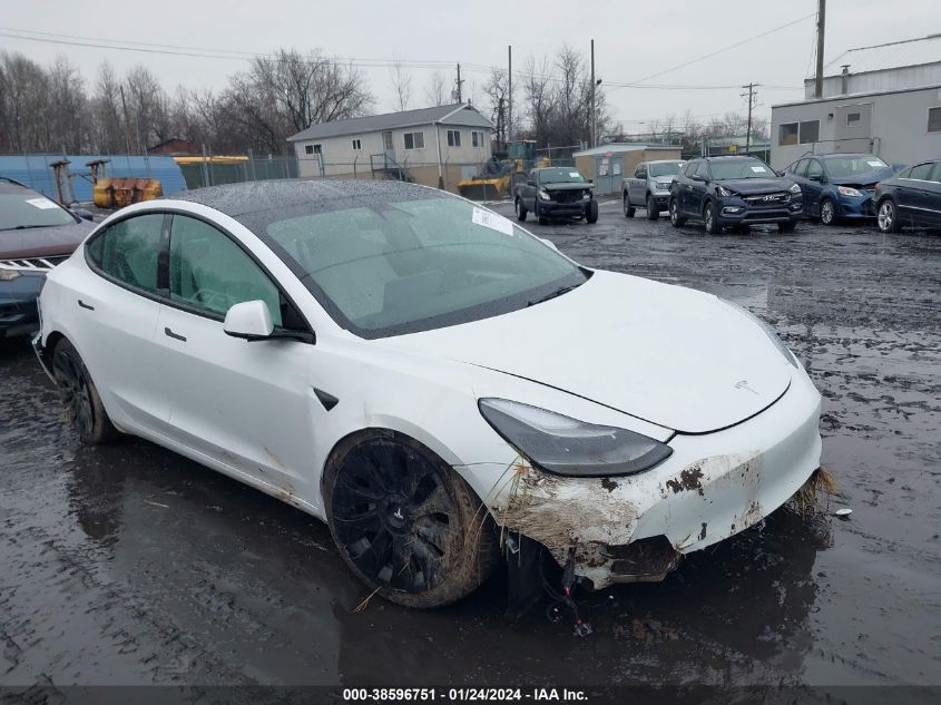 2021 TESLA MODEL 3 LONG RANGE DUAL MOTOR ALL-WHEEL DRIVE - 5YJ3E1EB7MF094903