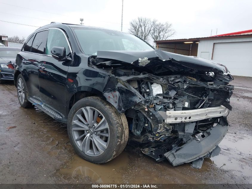 2017 ACURA MDX TECHNOLOGY PKG - 5J8YD4H52HL004271
