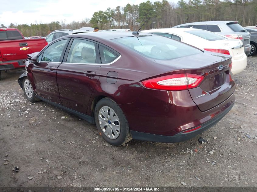 2013 FORD FUSION S - 3FA6P0G78DR189940