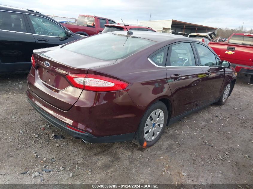 2013 FORD FUSION S - 3FA6P0G78DR189940