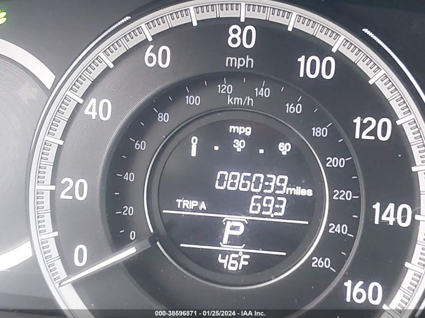 2017 HONDA ACCORD EXL - 1HGCR2F80HA076014