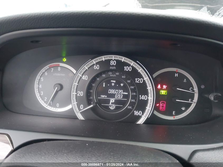2017 HONDA ACCORD EXL - 1HGCR2F80HA076014