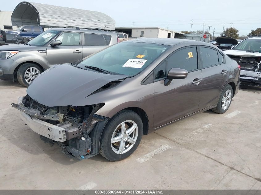 2014 HONDA CIVIC LX - 2HGFB2F54EH515655
