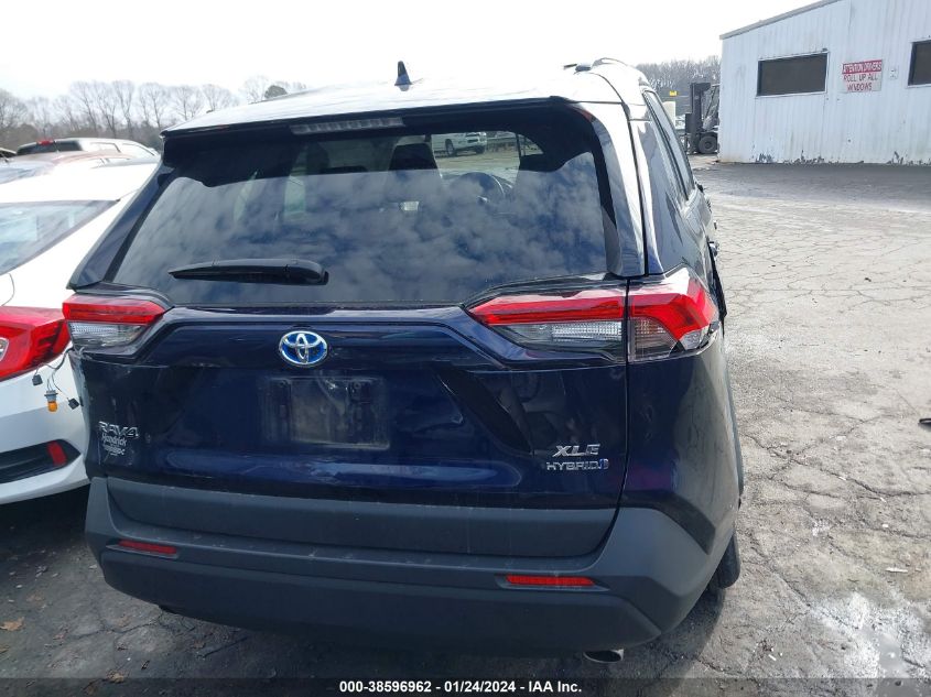 2021 TOYOTA RAV4 XLE HYBRID - 4T3RWRFV4MU046784