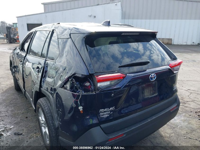 2021 TOYOTA RAV4 XLE HYBRID - 4T3RWRFV4MU046784