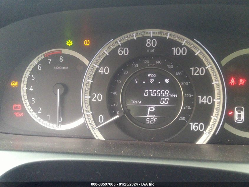 2013 HONDA ACCORD LX - 1HGCR2F33DA141212