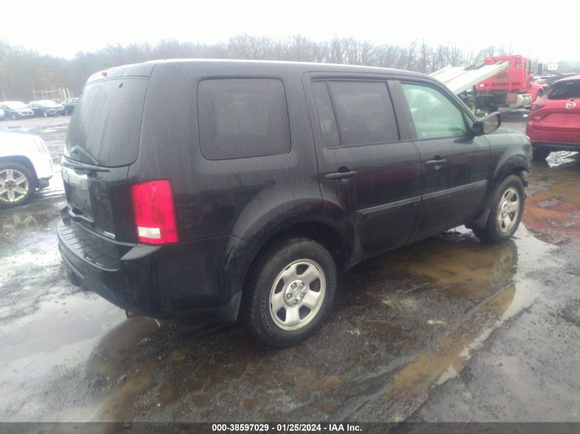 2015 HONDA PILOT LX - 5FNYF4H20FB049465