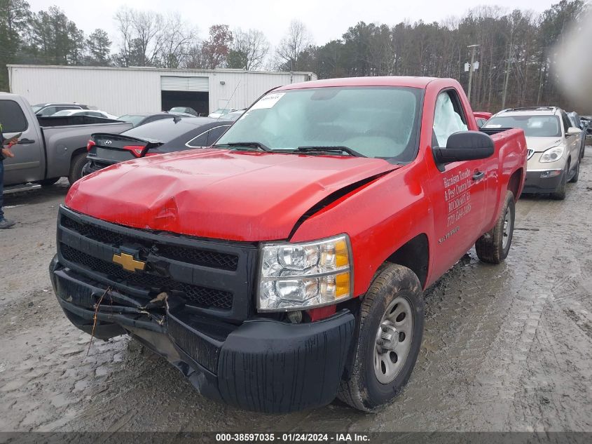 2013 CHEVROLET SILVERADO 1500 WORK TRUCK - 1GCNCPEX3DZ234047