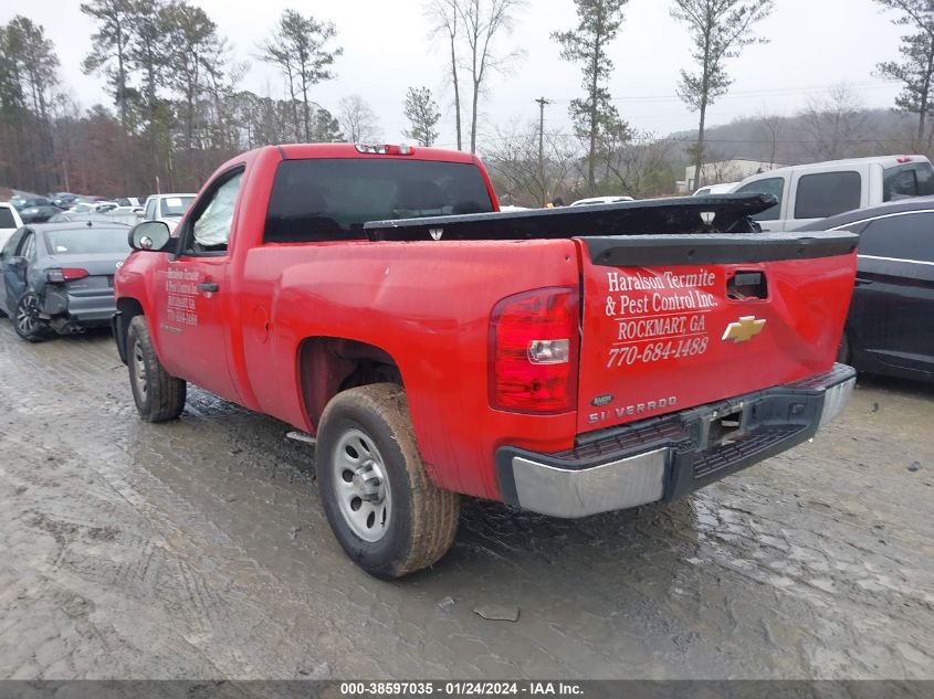 2013 CHEVROLET SILVERADO 1500 WORK TRUCK - 1GCNCPEX3DZ234047