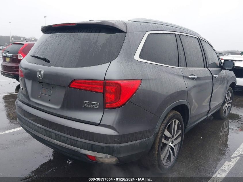 2016 HONDA PILOT TOURING - 5FNYF6H99GB016104