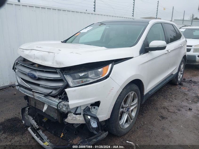 2015 FORD EDGE TITANIUM - 2FMTK3K90FBB72956