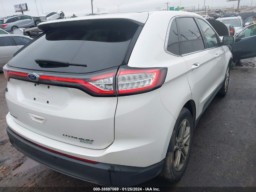 2015 FORD EDGE TITANIUM - 2FMTK3K90FBB72956