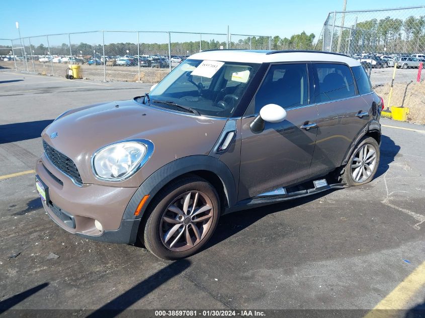 2013 MINI COUNTRYMAN COOPER S - WMWZC3C5XDWP23104