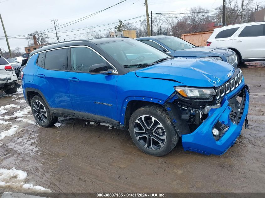 2022 JEEP COMPASS LIMITED - 3C4NJDCB5NT168325