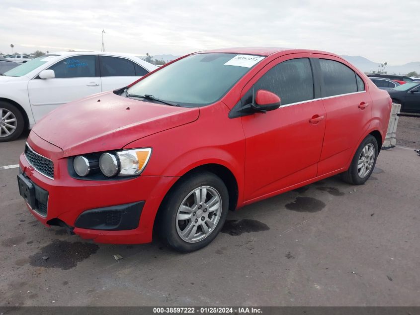 2013 CHEVROLET SONIC LT - 1G1JC5SH1D4158043