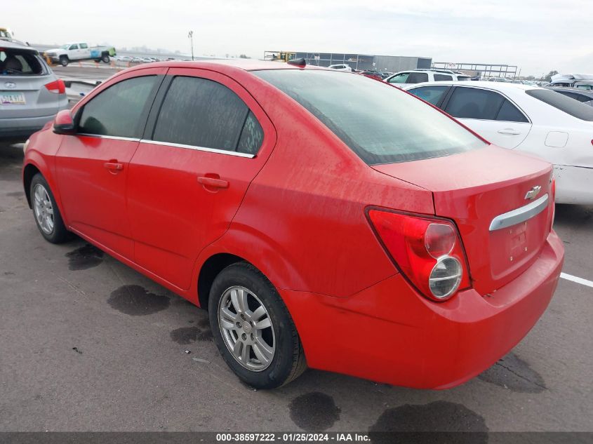2013 CHEVROLET SONIC LT - 1G1JC5SH1D4158043