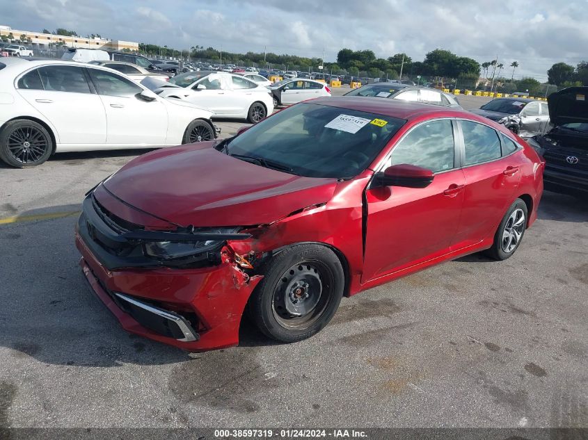 2021 HONDA CIVIC LX - 2HGFC2F68MH555709