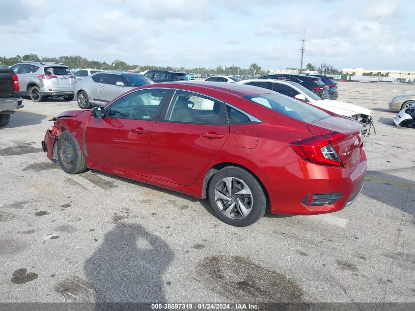 2021 HONDA CIVIC LX - 2HGFC2F68MH555709