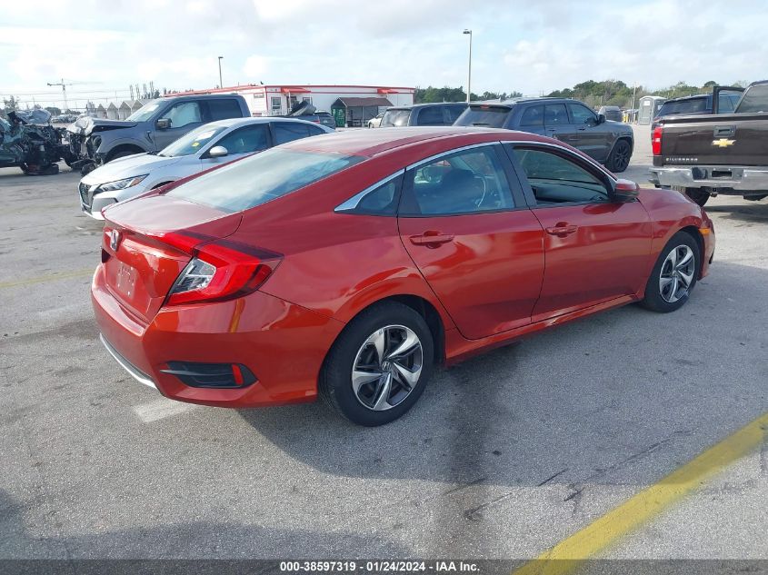 2021 HONDA CIVIC LX - 2HGFC2F68MH555709