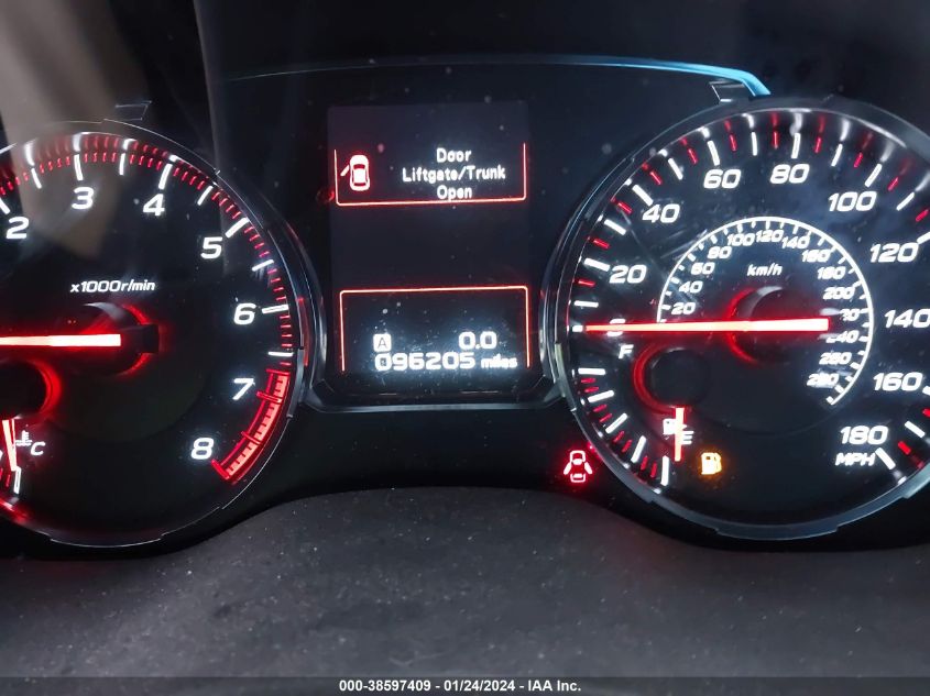 2019 SUBARU WRX LIMITED - JF1VA1H66K9802574