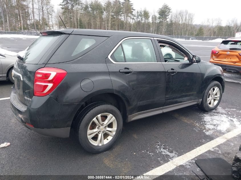 2016 CHEVROLET EQUINOX LS - 2GNALBEK2G1123922