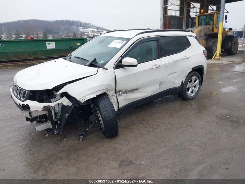 VIN 3C4NJDBB4HT628103 2017 JEEP NEW COMPASS LATITUDE 4X4