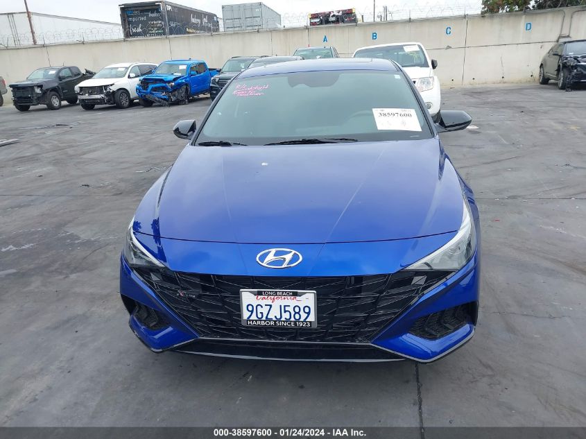 2023 HYUNDAI ELANTRA N LINE - KMHLR4AFXPU584421