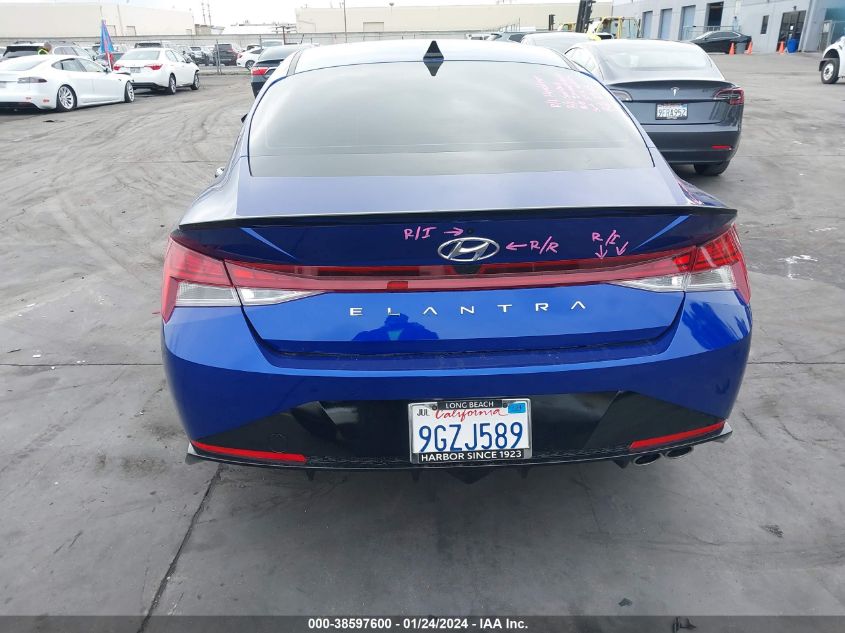 2023 HYUNDAI ELANTRA N LINE - KMHLR4AFXPU584421