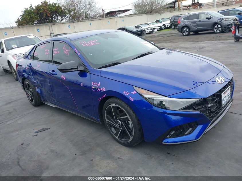 2023 HYUNDAI ELANTRA N LINE - KMHLR4AFXPU584421