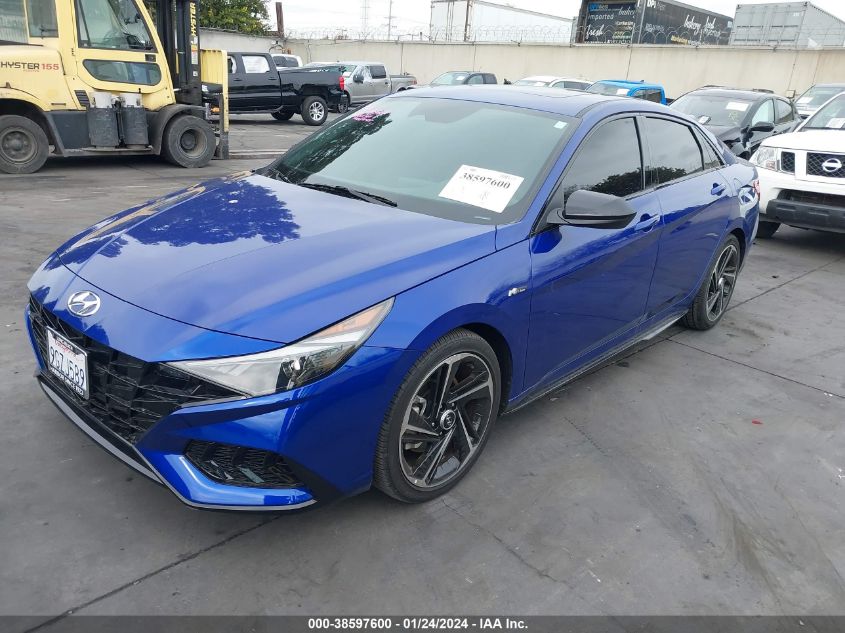 2023 HYUNDAI ELANTRA N LINE - KMHLR4AFXPU584421