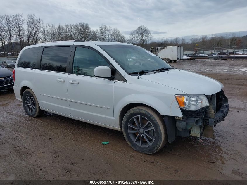 2017 DODGE GRAND CARAVAN SXT - 2C4RDGCG9HR749636