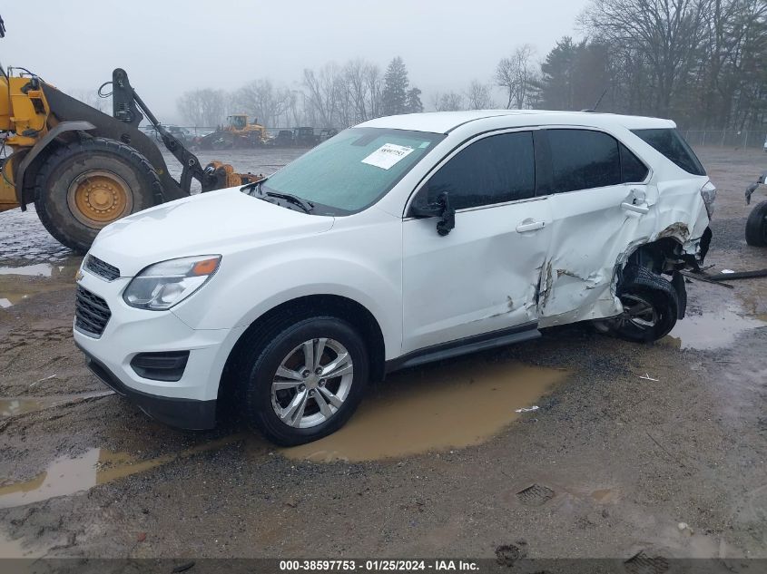 2017 CHEVROLET EQUINOX LS - 2GNALBEK0H1557581