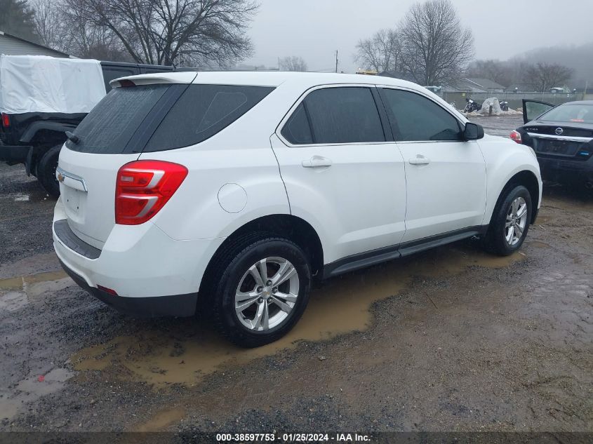 2017 CHEVROLET EQUINOX LS - 2GNALBEK0H1557581