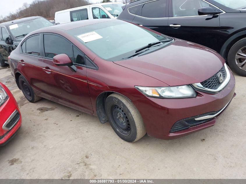 2013 HONDA CIVIC LX - 19XFB2F58DE049916