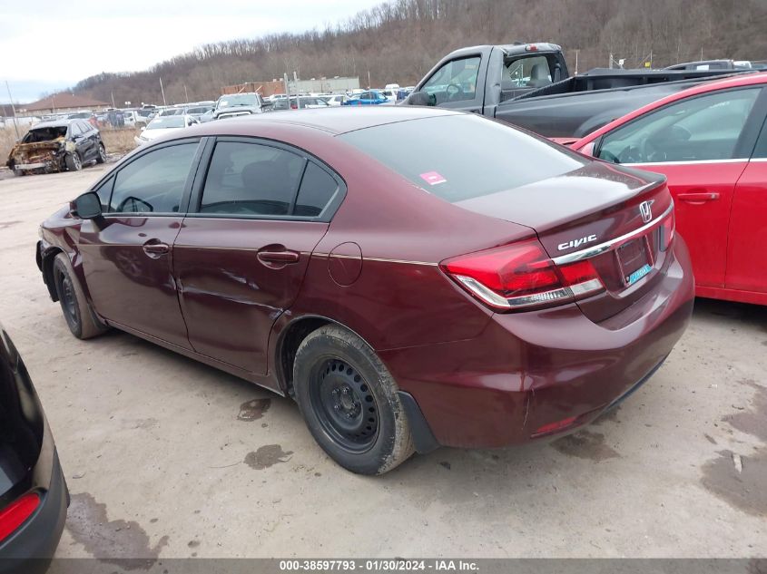 2013 HONDA CIVIC LX - 19XFB2F58DE049916