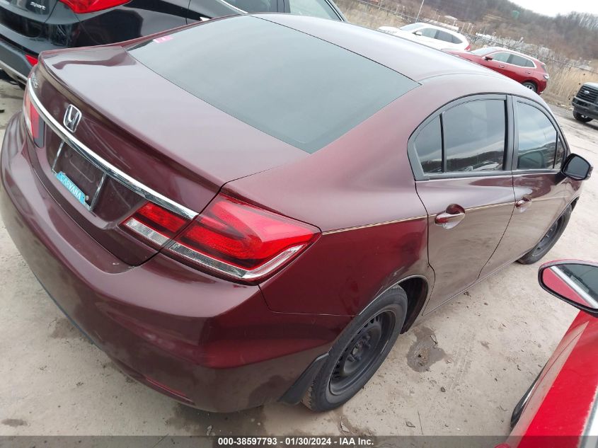 2013 HONDA CIVIC LX - 19XFB2F58DE049916