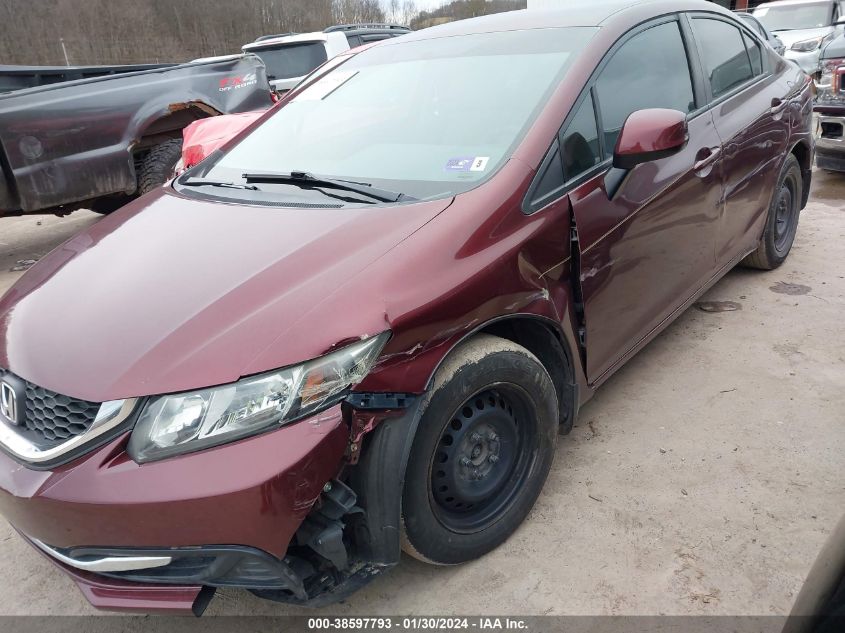 2013 HONDA CIVIC LX - 19XFB2F58DE049916