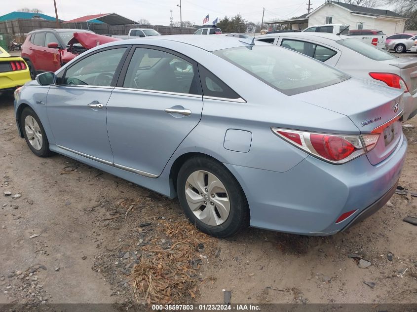 2013 HYUNDAI SONATA HYBRID - KMHEC4A44DA078279