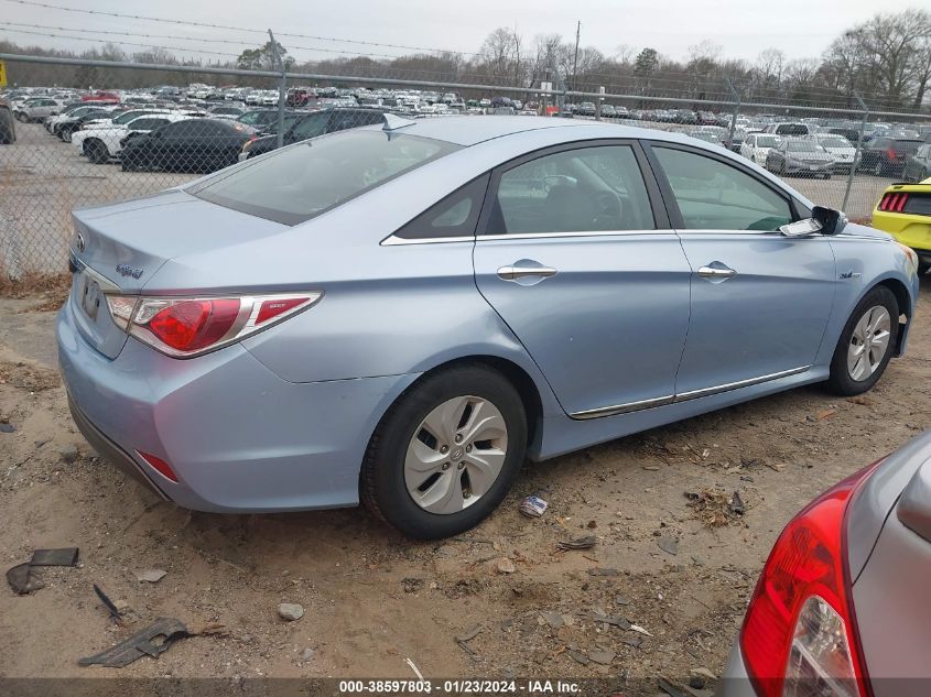 2013 HYUNDAI SONATA HYBRID - KMHEC4A44DA078279