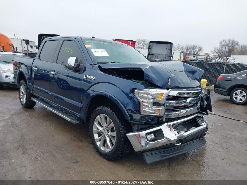 2017 FORD F-150 LARIAT - 1FTEW1EF3HKC70461