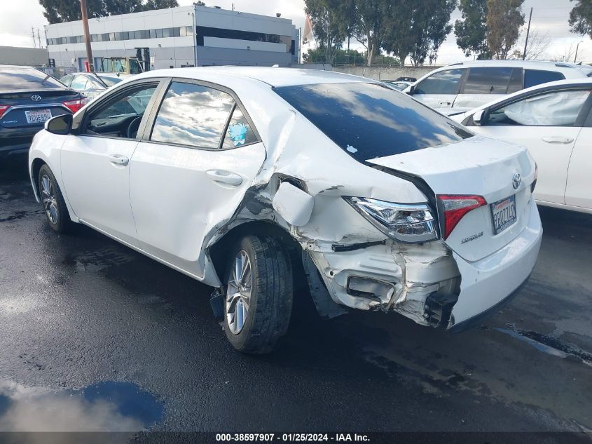 2015 TOYOTA COROLLA L/LE/LE PLS/PRM/S/S PLS - 5YFBURHE9FP276192