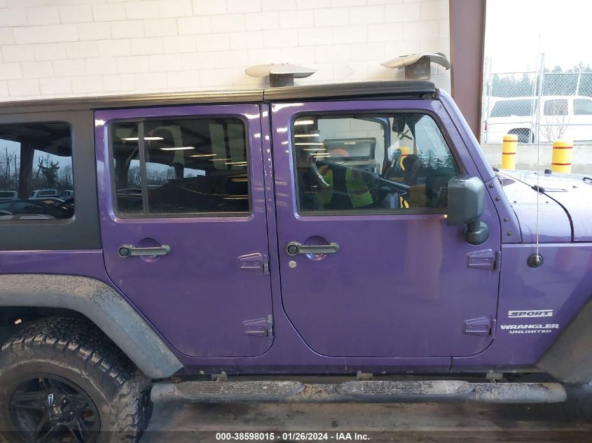 2017 JEEP WRANGLER UNLIMITED SPORT 4X4 - 1C4HJWDG0HL673634