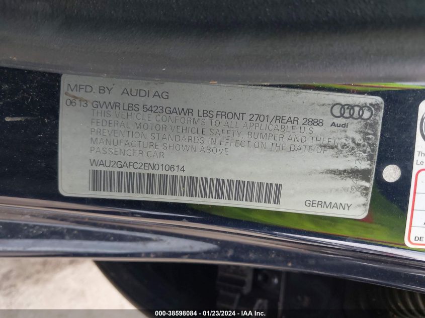 2014 AUDI A7 3.0T PREMIUM PLUS - WAU2GAFC2EN010614