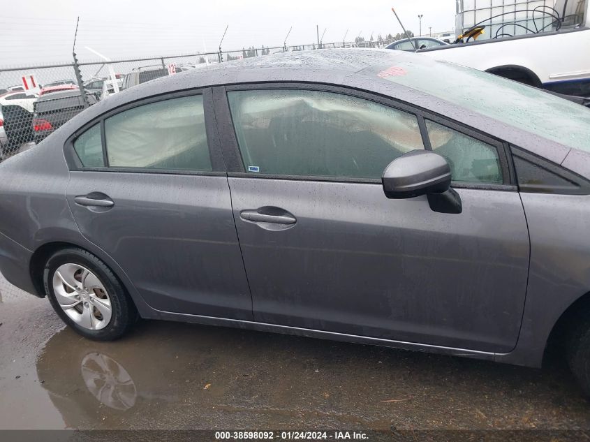 2014 HONDA CIVIC LX - 19XFB2F57EE238168